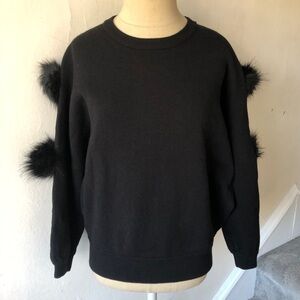 Few Moda New York Pom Pom Long Sleeve Sweater EUC